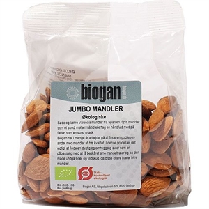 Mandler Jumbo Spanske 200 g økologisk
